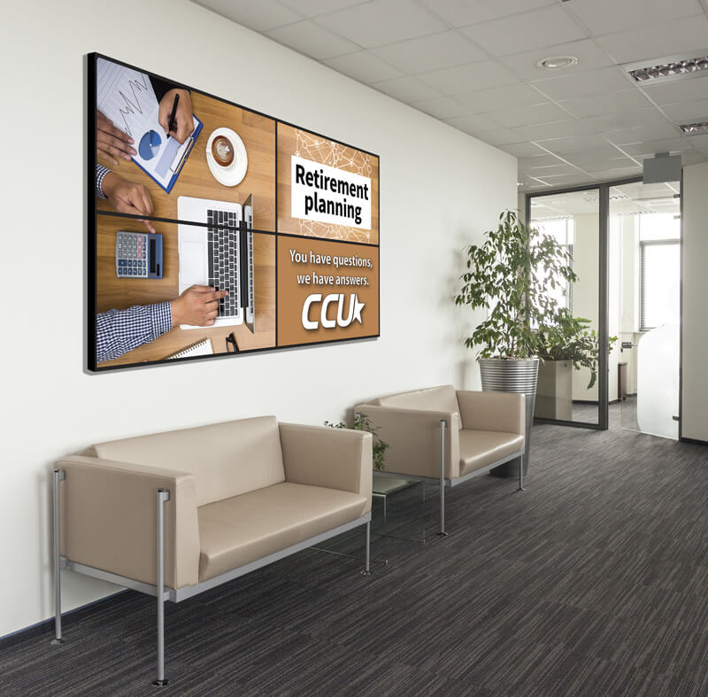 office room digital signage