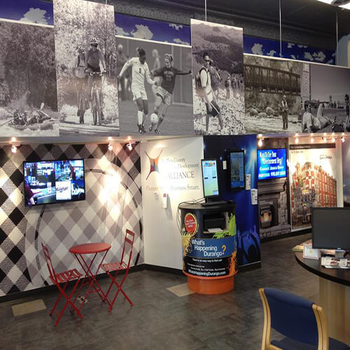 community center signage