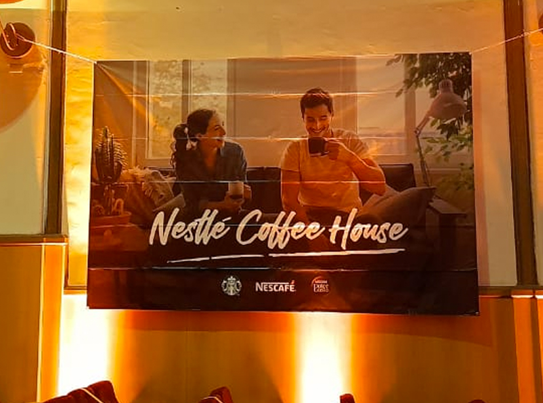 custom coffee banner